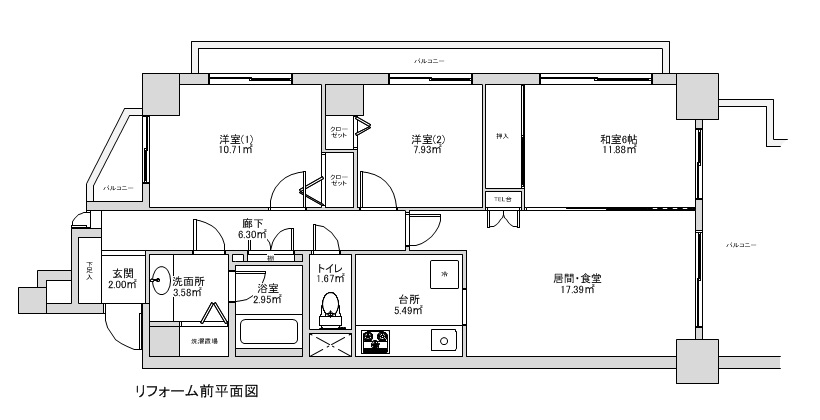 Before平面図